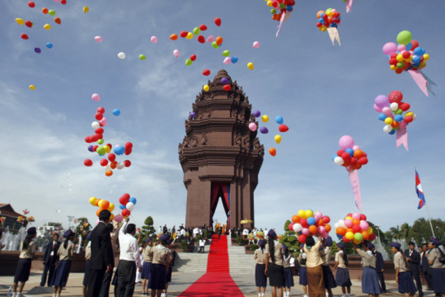 Cambodia Gains Independence