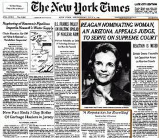 First Woman Appointed to the U.S. Supreme Court