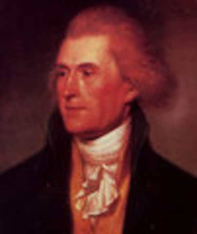 Thomas Jefferson inaugurated