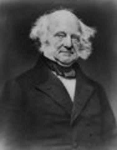Martin Van Buren inaugurated