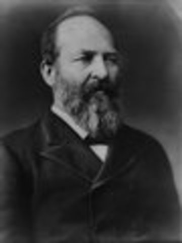 James A. Garfield inaugurated
