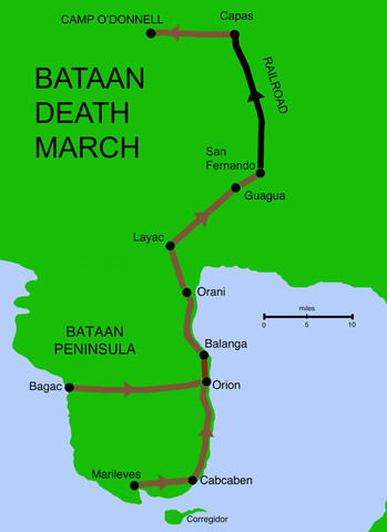 Philippines fall to Japanese – Bataan Death March