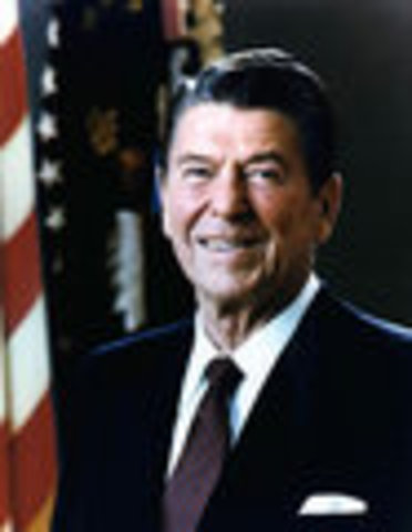 Ronald Reagan inaugurated