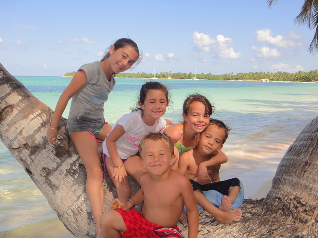 En Punta Cana con hermanos y amigos