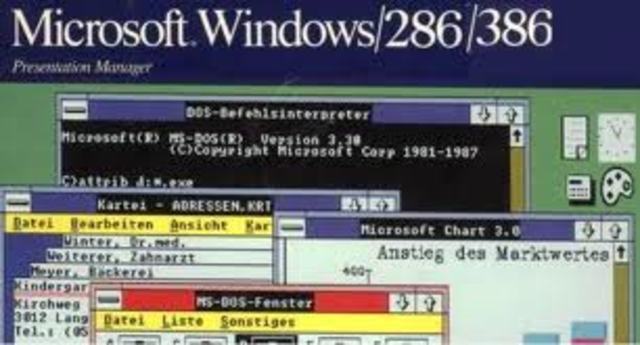 Tercer OS de MICROSOFT 286/386