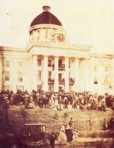 Jefferson Davis moves the Confederate Capitol to Greensboro