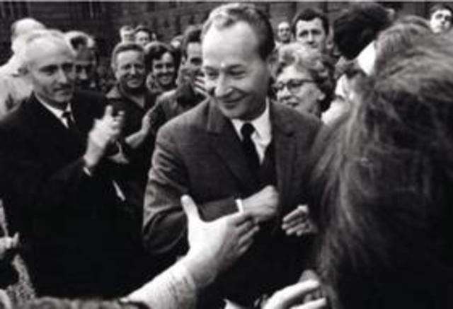 Alexander Dubcek placed as First Secretary of the communist party.