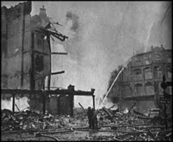 British begin bombing Germany