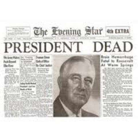 FDR Dies