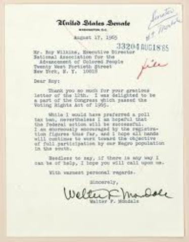 Voting rights act of 1965 passed