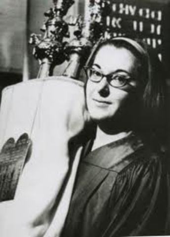 Sally Priesand Ordained by HUC-JIR as First Woman Rabbi