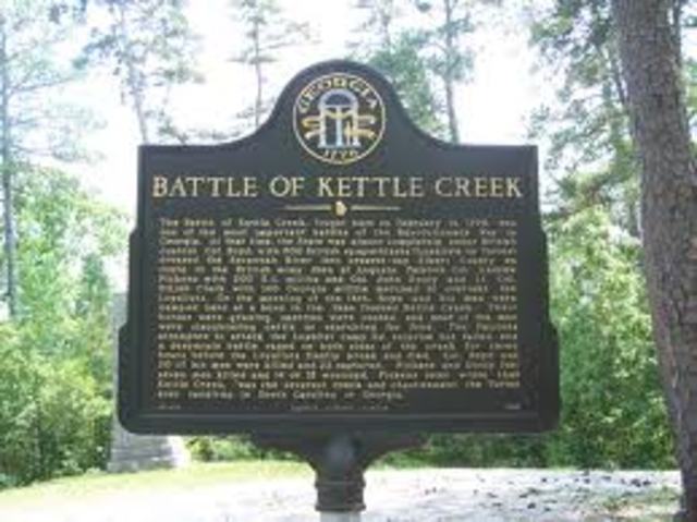 Battle Of Kettle Creek