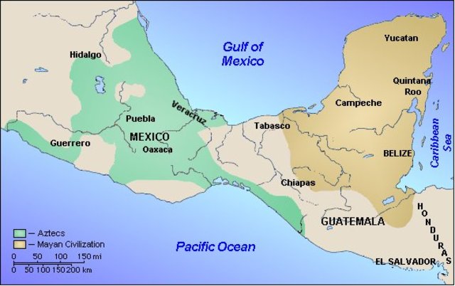 Aztec arrive in Central Mexico