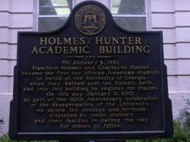 First AA Students At UGA