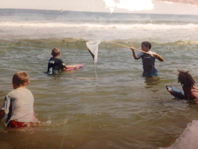 First time at the beach