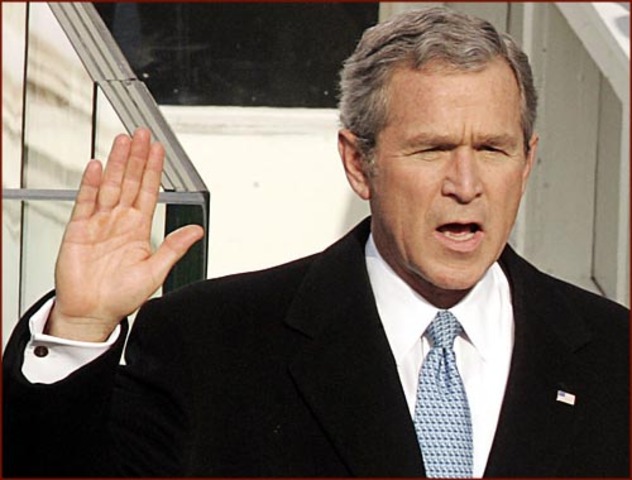 Inaugarating Bush