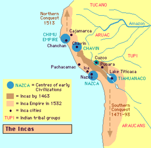 Pizarro invades Incan homeland