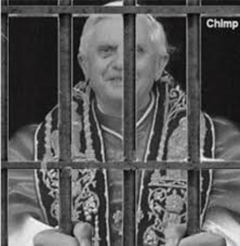 Papel States, Pope in prison