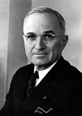 FDR dies, Truman becomes president