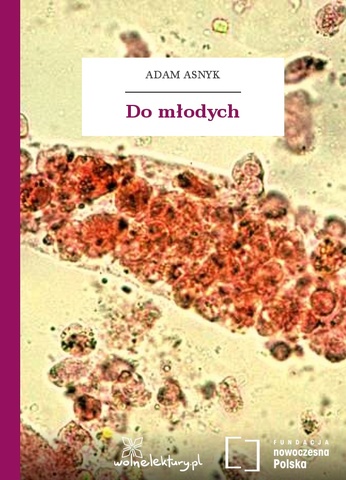 Adam Asnyk- "Do młodych"