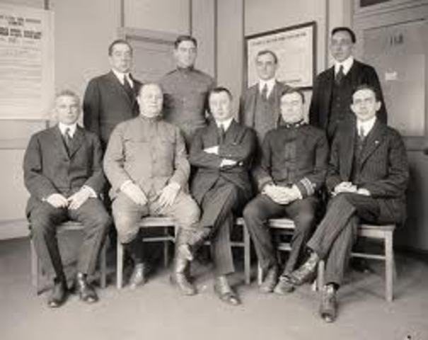 War Industries Board established to regulate production in WW1