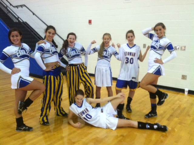 Volleyball players or Cheerleaders?