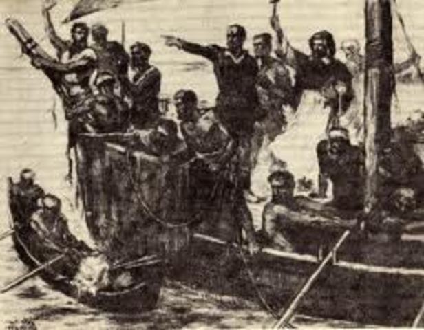 PRIMER EUROPEO NAVEGA EL RÍO