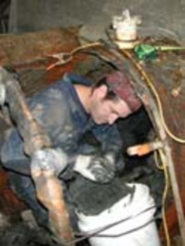 Archaeologists find the first skull.