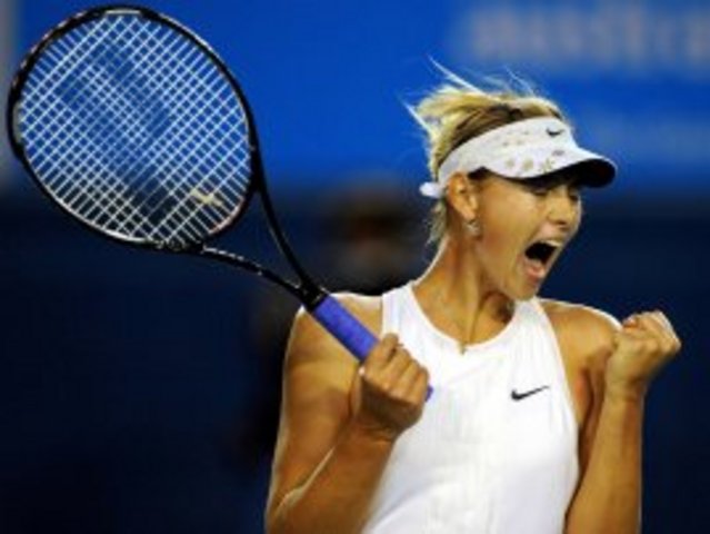 Maria Sharapova wins Australian Open.