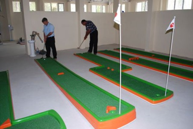 Fundacion del equipo de minigolf en la institucion