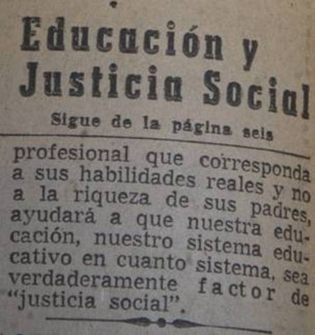 Educacion y justicia social