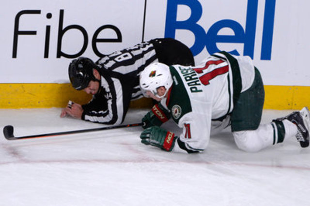 Zach Parise injurd his left foot