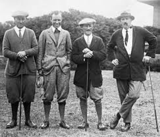 GOlf expands greatly during the 1920s
