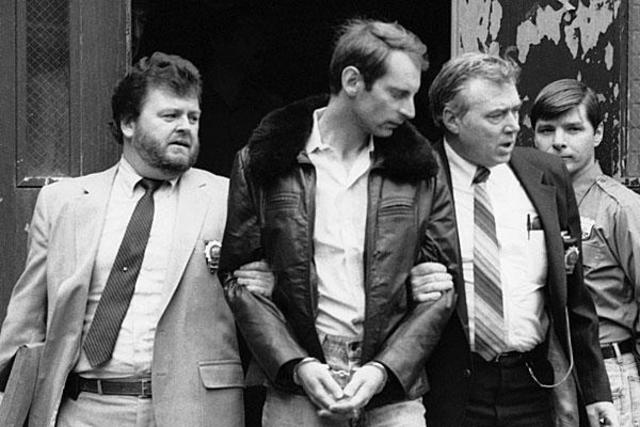 Bernhard Goetz shoots four would-be attackers on a New York subway.