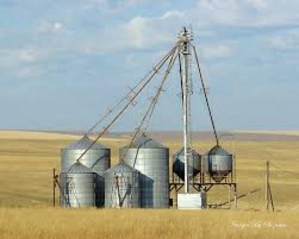 He fell into a grain elevator