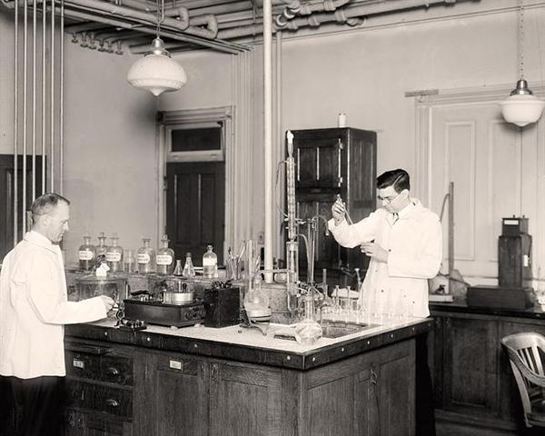 He set up a chemistry