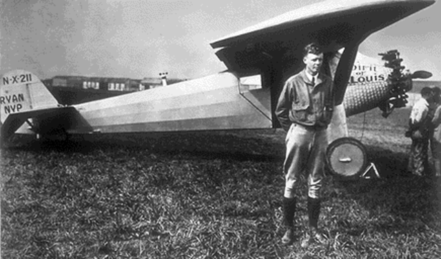 Linberg flew for the last time