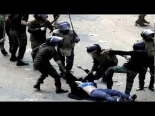 woman get beaten for incorrect clouthing