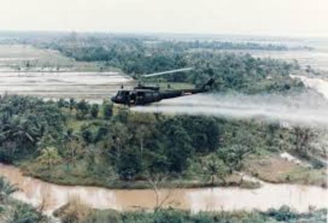 U.S. Military begins Using agent orange