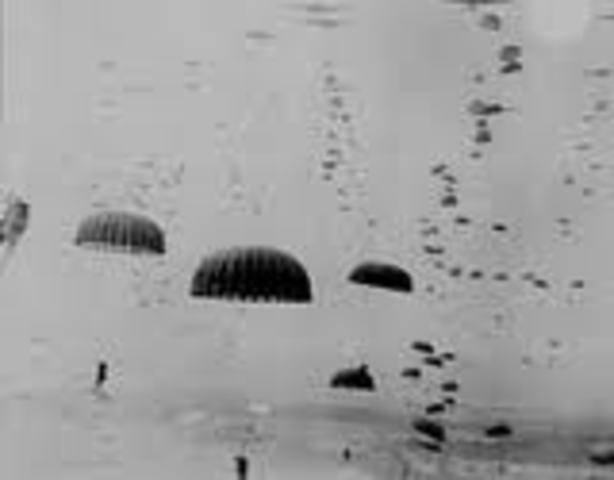 American Paratroopers Drop in Europe