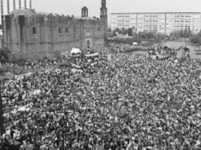 "La matanza de Tlatelolco"