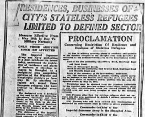 Japanese occupiers intern Jewish Congregation of Sorabajo