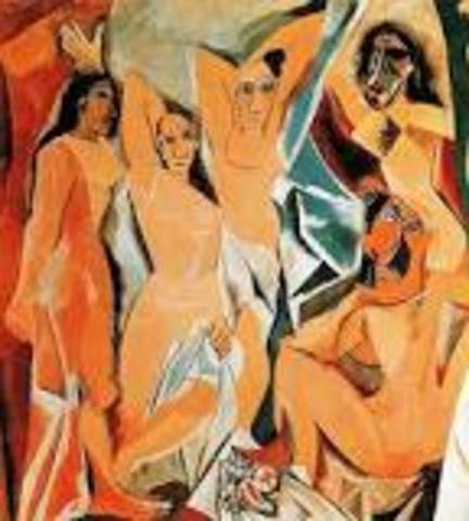 LAS SEÑORITAS DE AVIGNON   Pablo Picasso