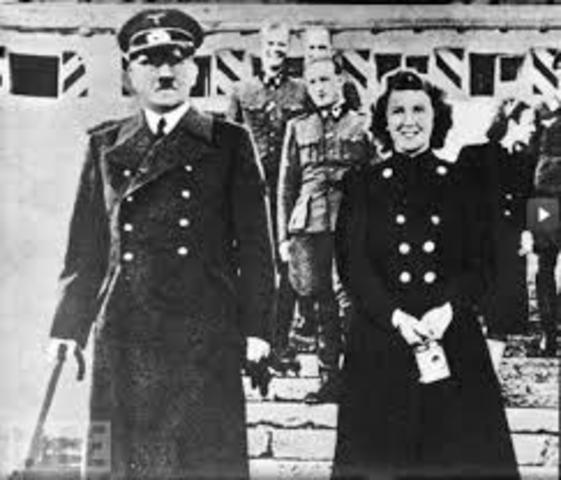 Hitler and His Wife Commit Suicide