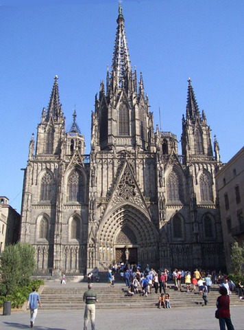 FACHADA CATEDRAL DE SANTA EULALIA DE BARCELONA