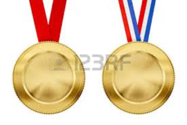 Medallas de Primero y Tercer Ligar por promedio en Español e Inglés