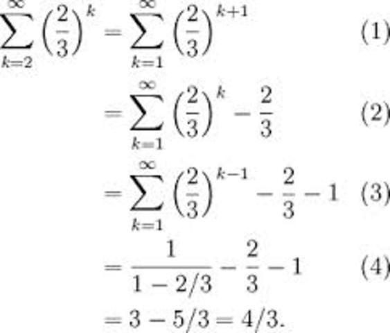 Infinite Series Review