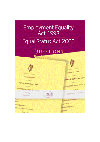 Employment Equality Act 1977