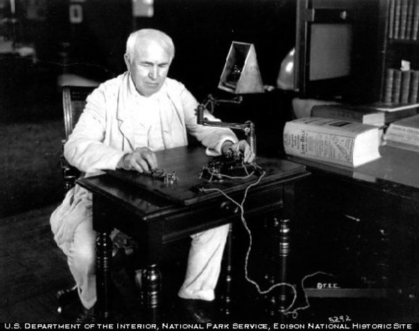 He was given the chance to learn how to be a telegraph operator.