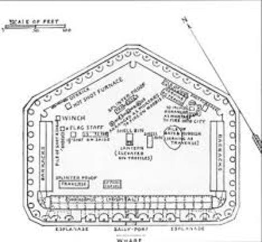 Fort Sumter's construction